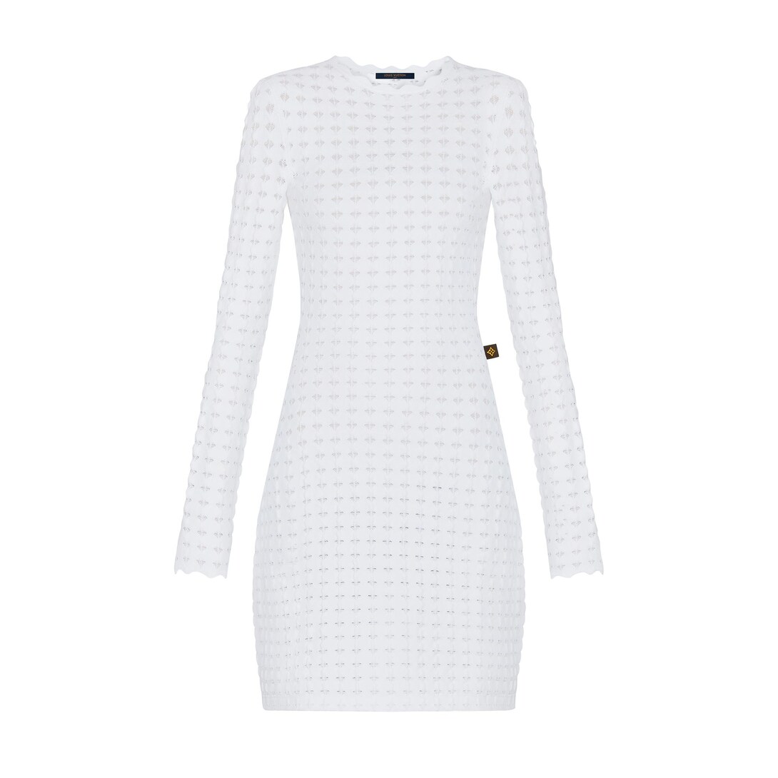 louis vuitton white dress