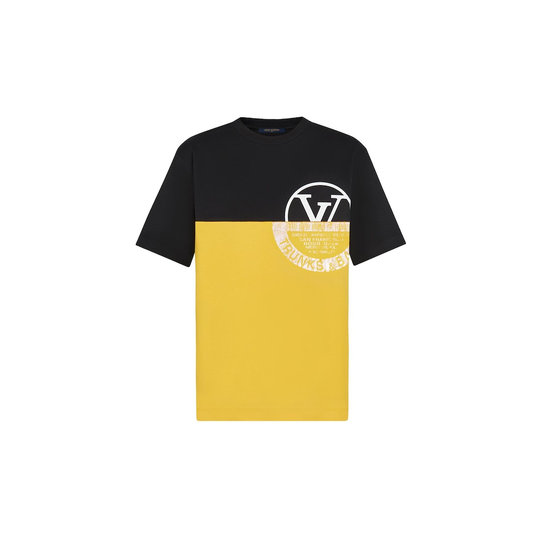 louis vuitton yellow shirt