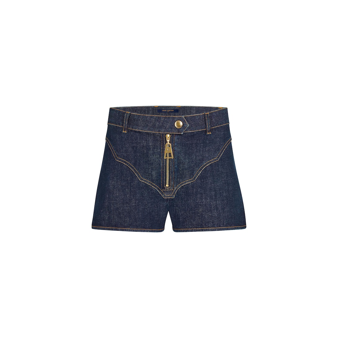 louis vuitton jean shorts