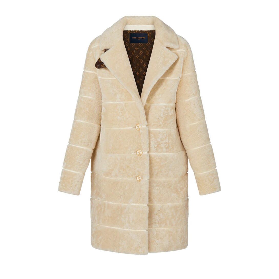 louis vuitton shearling jacket