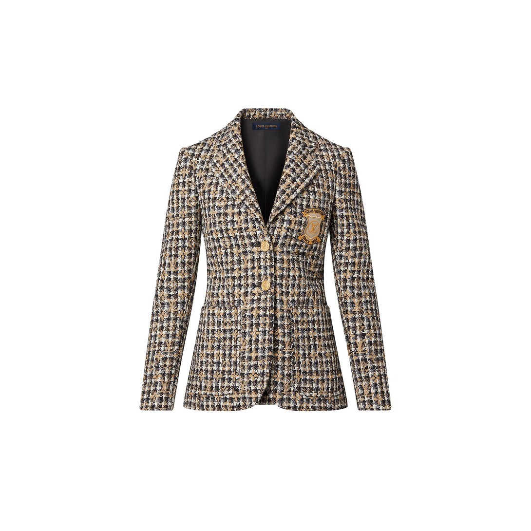 blazer jacket tweed