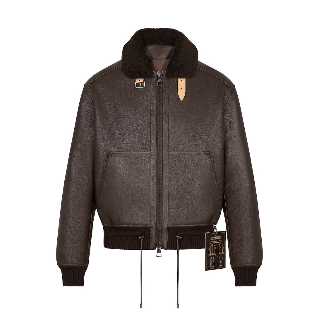 Leather Aviator Jacket - Ready to Wear 