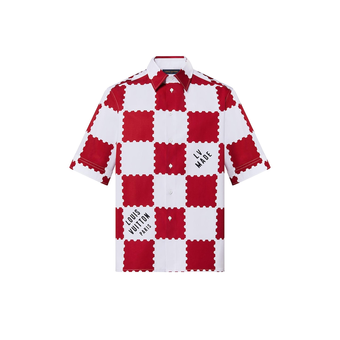 Giant Damier Short-Sleeved Shirt 