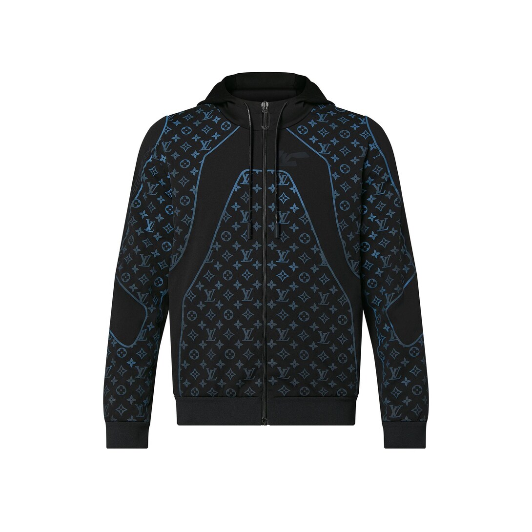 louis vuitton velour monogram jacket
