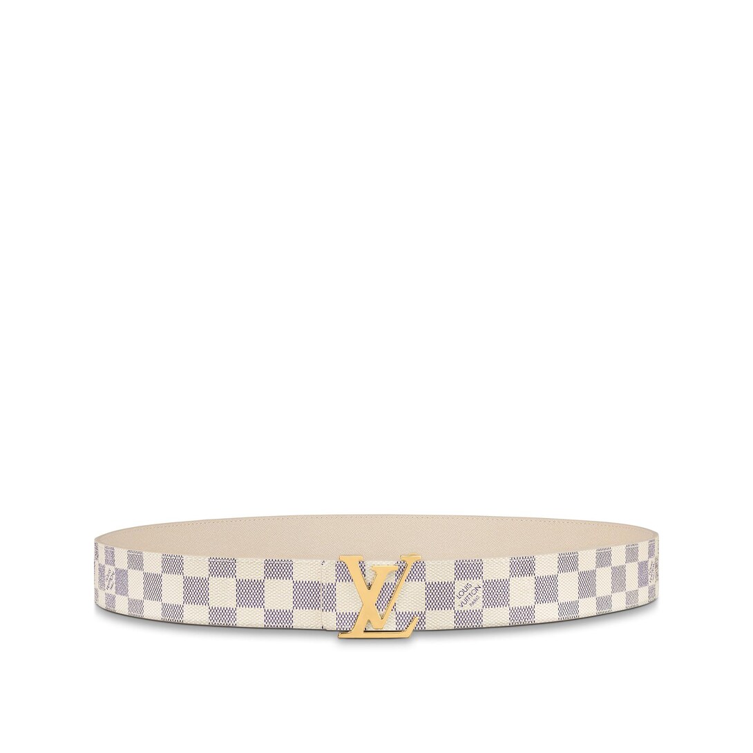 lv damier azur belt