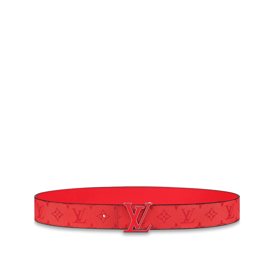 red louis vuitton belt men