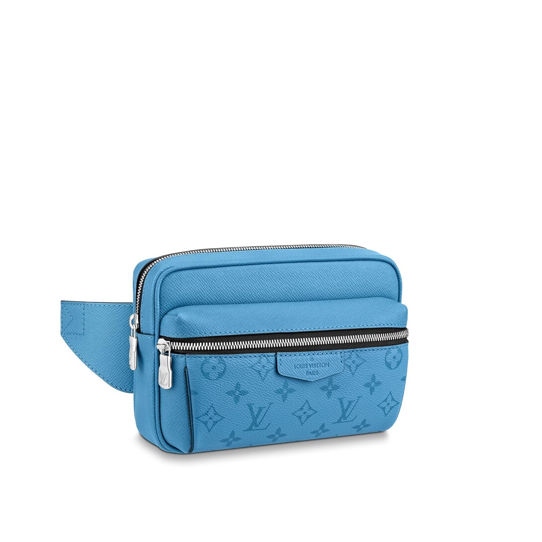 louis vuitton blue bum bag