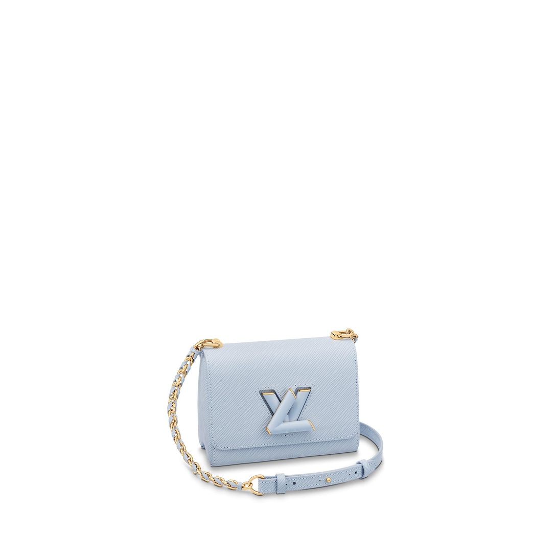 lv twist bag white