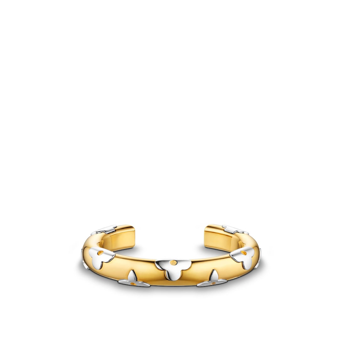 louis vuitton monogram gold bracelet