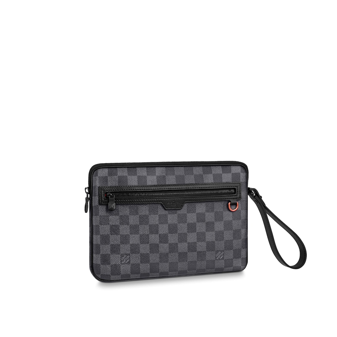 louis vuitton black clutch