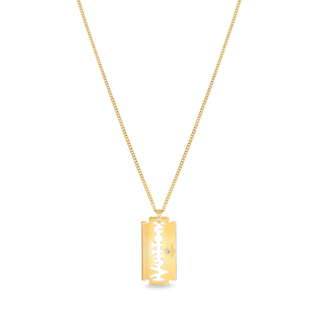 Virgil Abloh, Blade Pendant, Yellow 