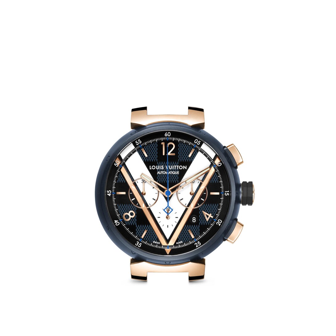 louis vuitton tambour damier cobalt