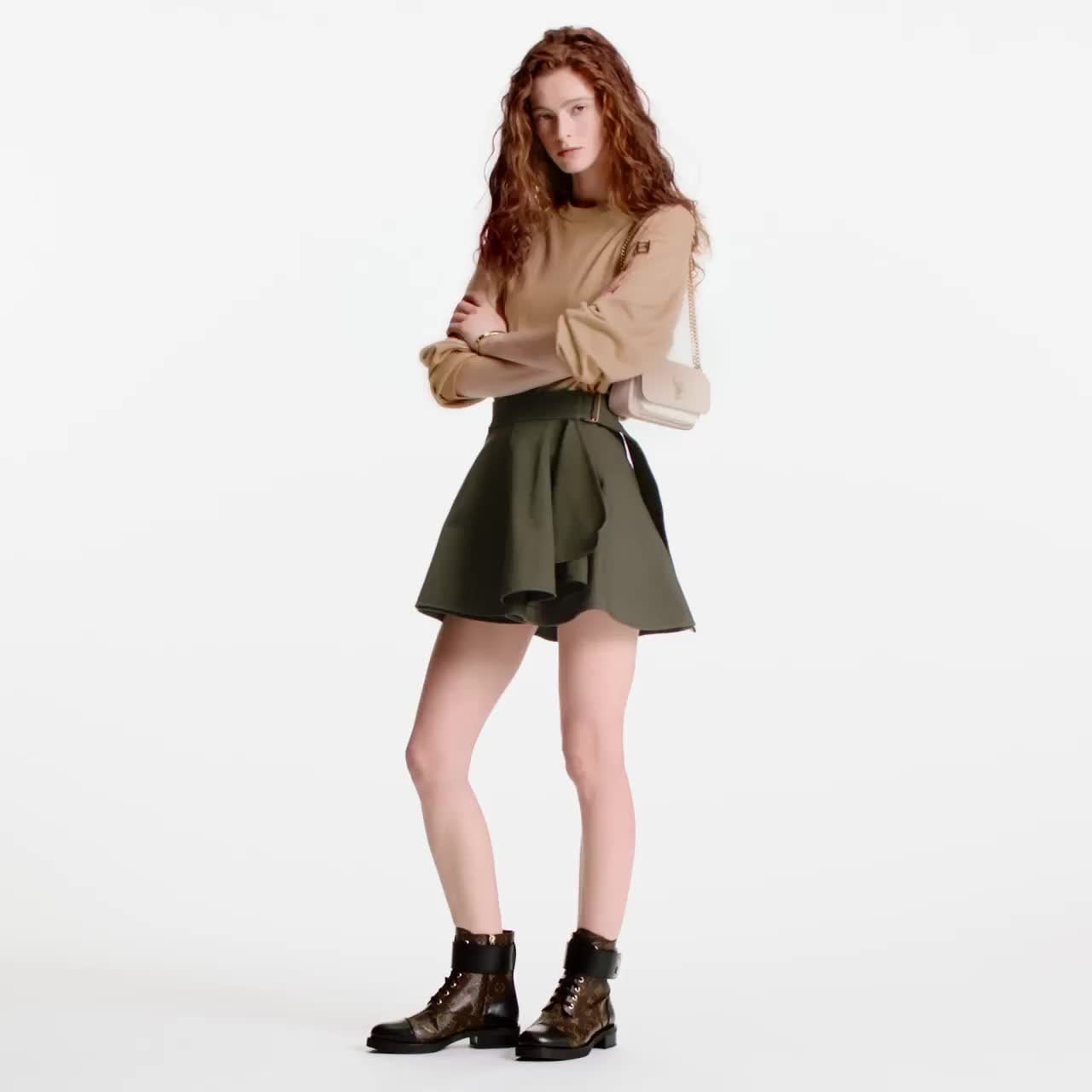 [LOUIS VUITTON ルイヴィトン]371/2 ワンダーランドライン Louis Vuitton Monogram Wonderland Twist Flat Ranger Combat