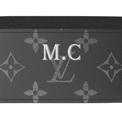 Card Holder Mon Monogram Monogram Eclipse Canvas in Gifts's Personalization Bags and Small Leather Goods Personalization collections by Louis Vuitton (Product zoom)